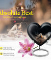 Chess themed heart urn