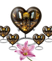 Chess heart design burial urn