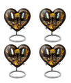 Chess heart design burial urn