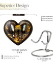 Chess heart design burial urn