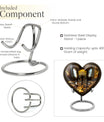 Chess heart design burial urn