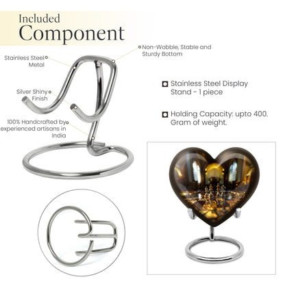 Chess heart design burial urn