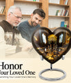 Chess heart design burial urn