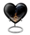 Chess themed Heart Urn for ashes
