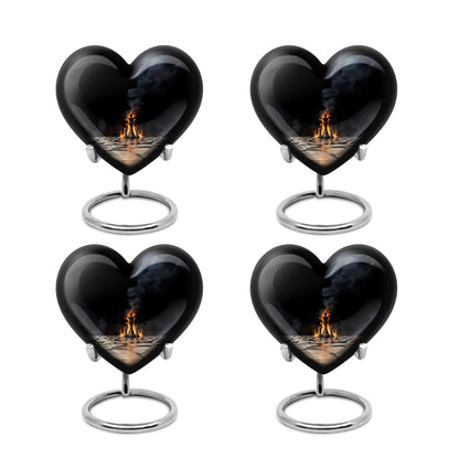 Chess themed Heart Urn for ashes
