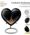 Chess themed Heart Urn for ashes