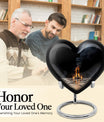 Chess themed Heart Urn for ashes