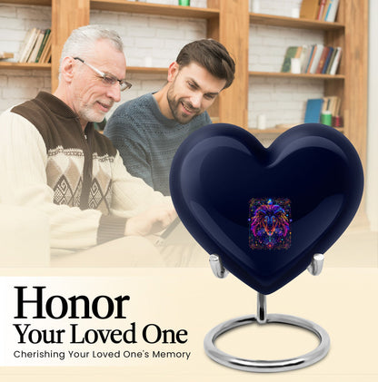 Zodiac heart urn