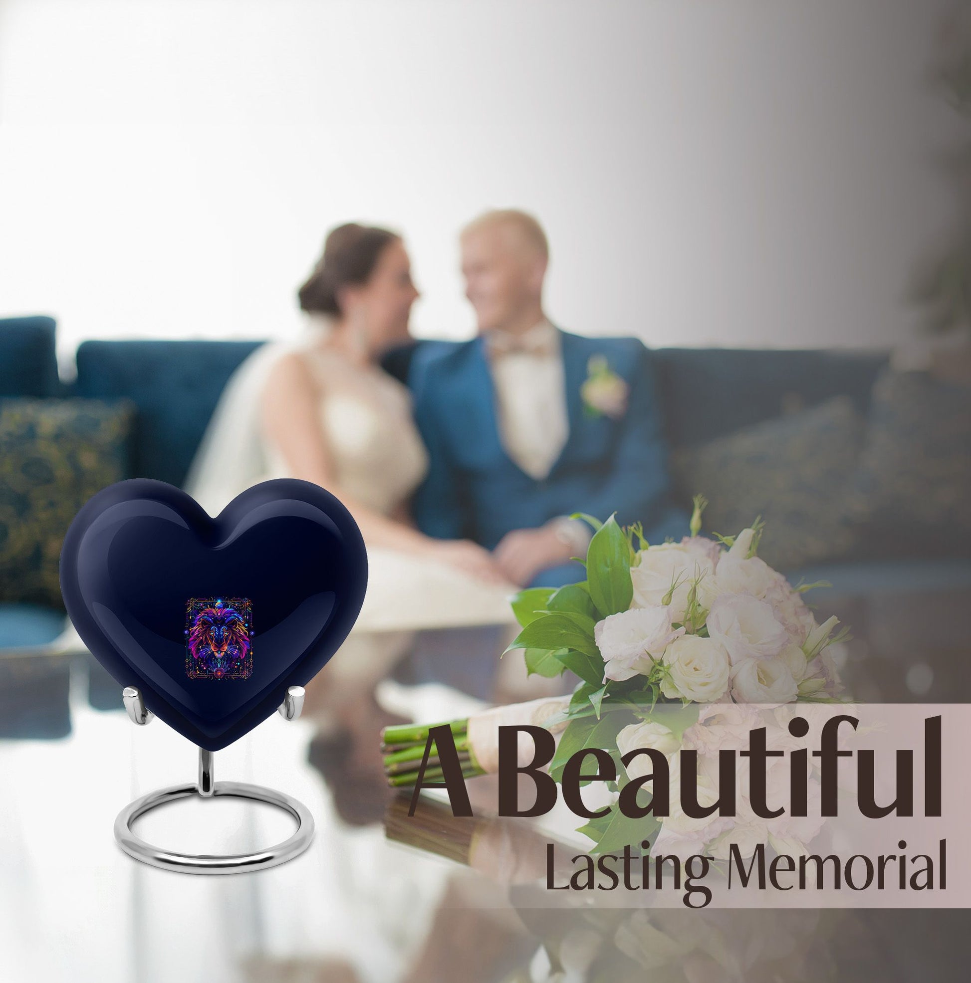Zodiac heart urn