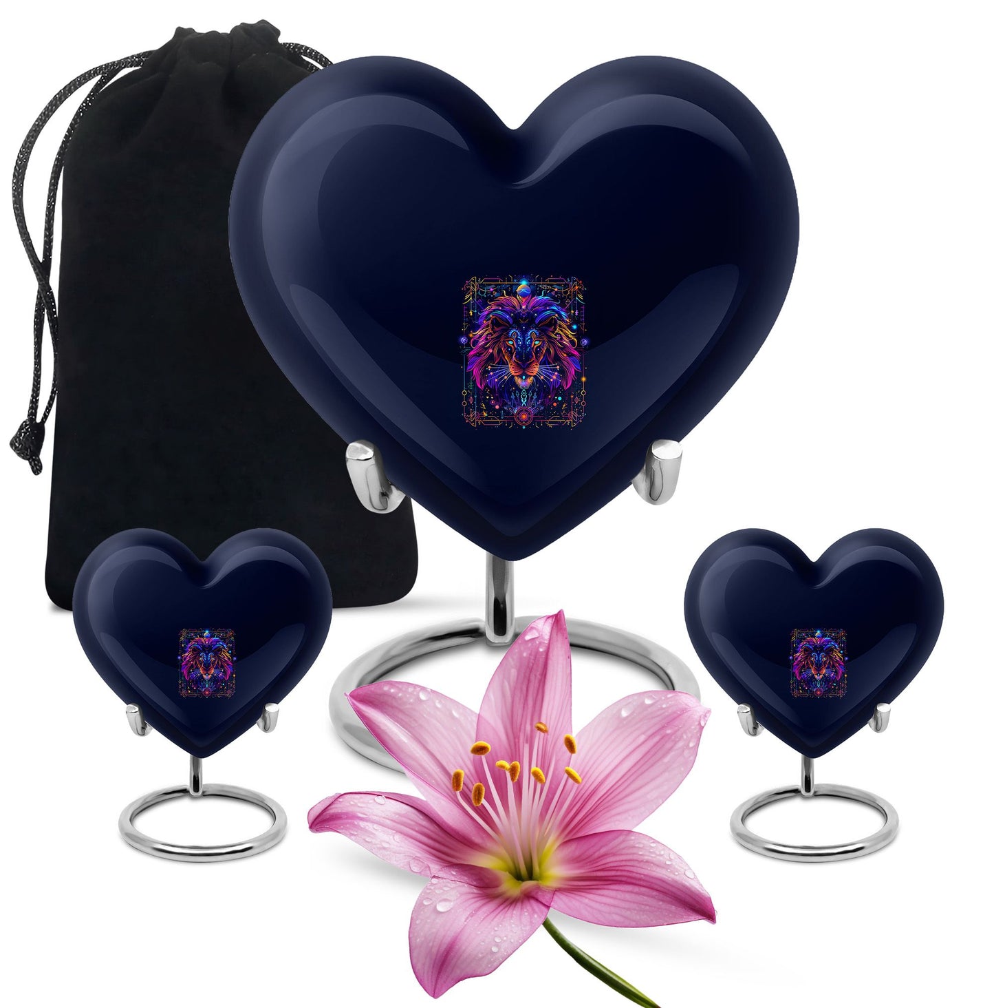 Zodiac heart urn