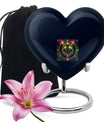 Zodiac Heart Urn For Ashes.