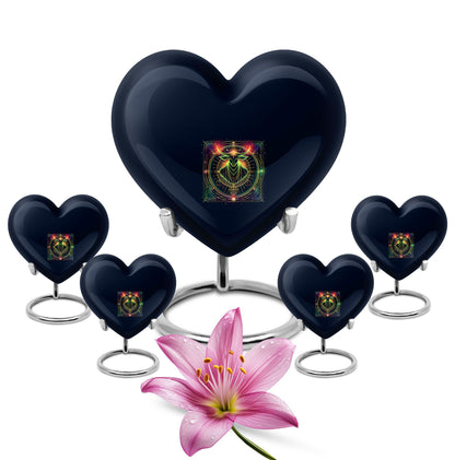 Personalized Spiritual Cremation Urn for Human Ashes - 10-inch, 200 cu in - Yatskia