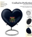 Zodiac Heart Urn For Ashes.