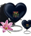 Zodiac Heart Urn For Ashes.