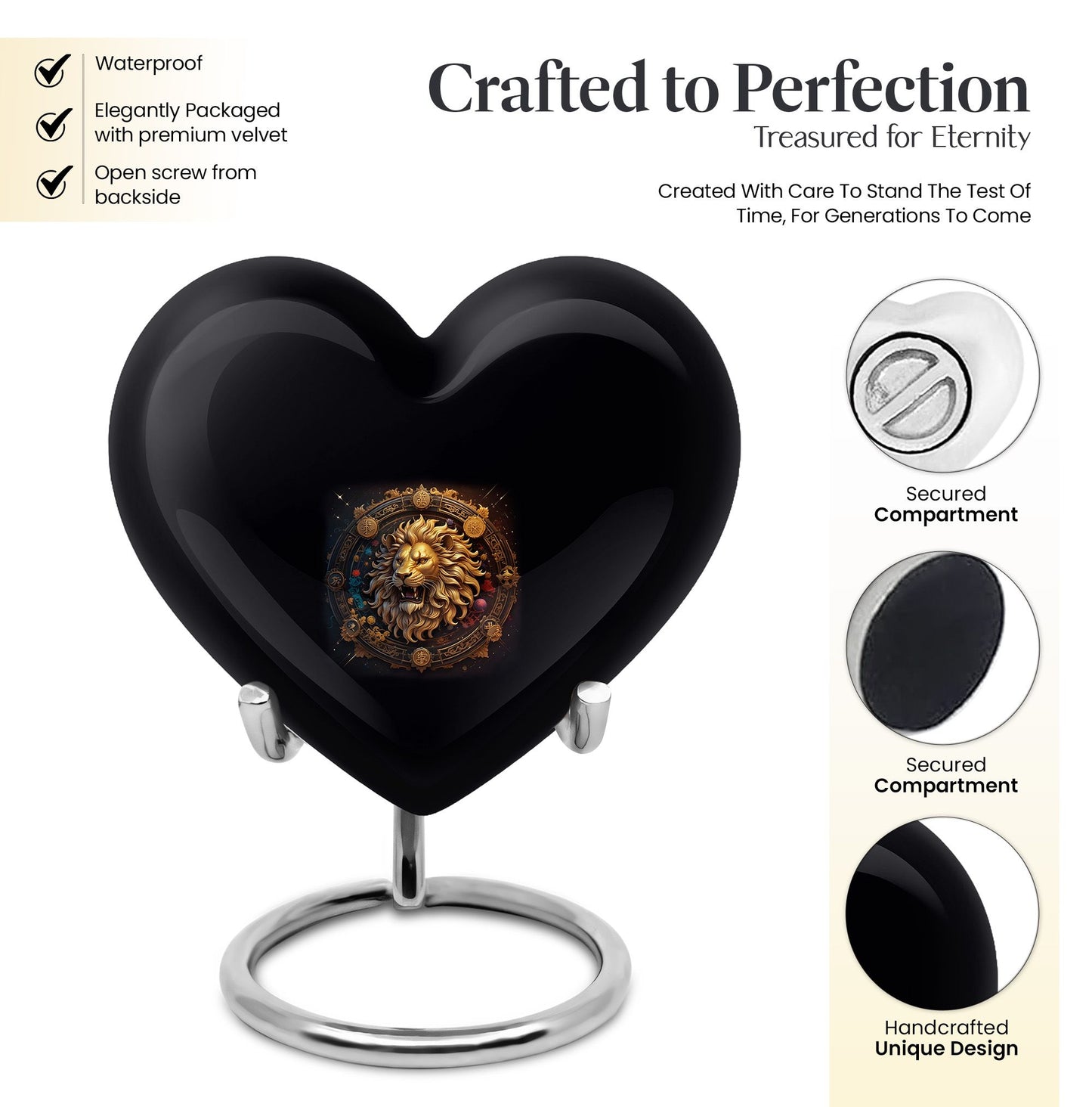 Heart Urn for ashes.