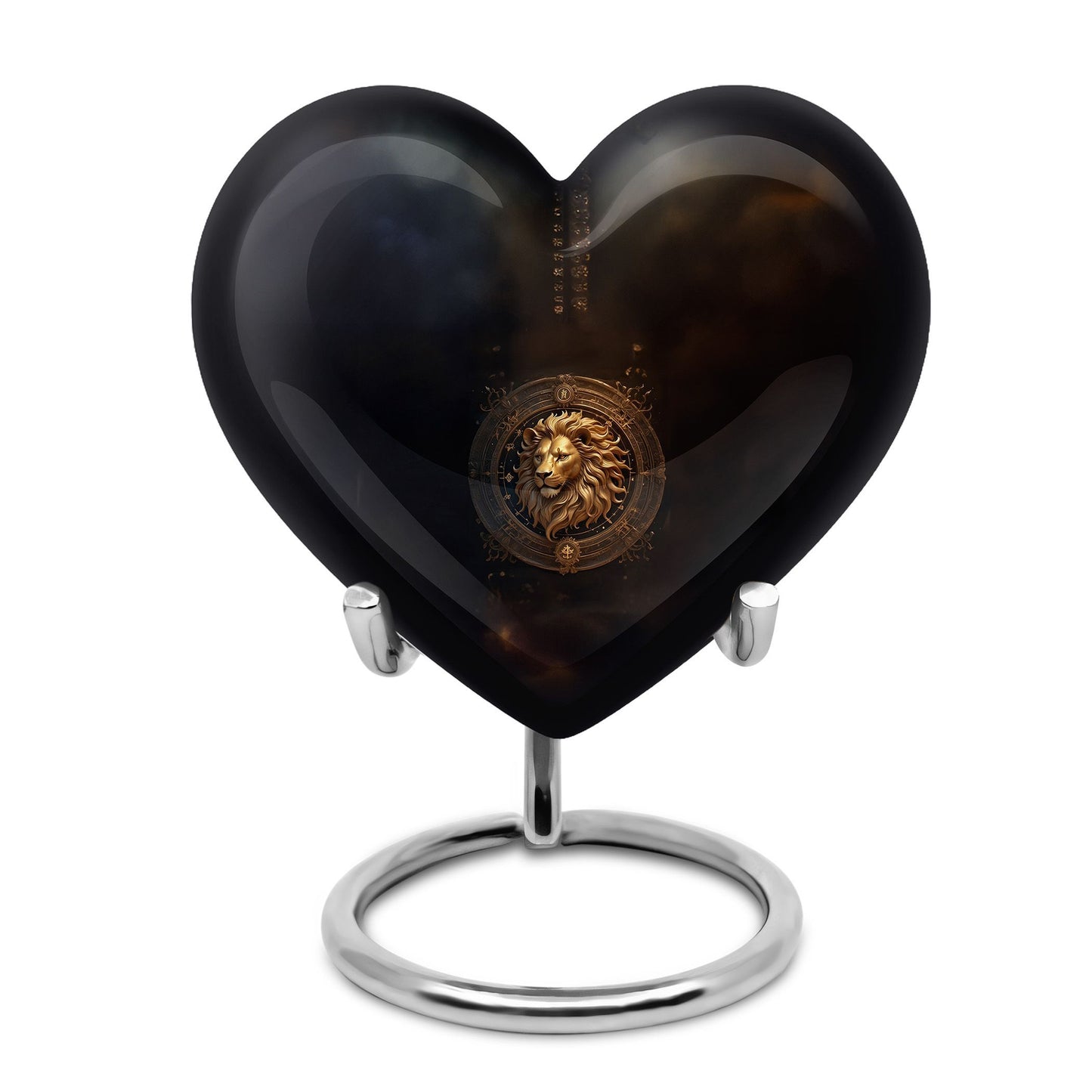 heart-shaped Zodiac urn