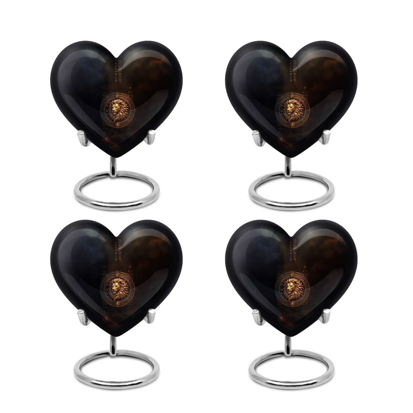 heart-shaped Zodiac urn