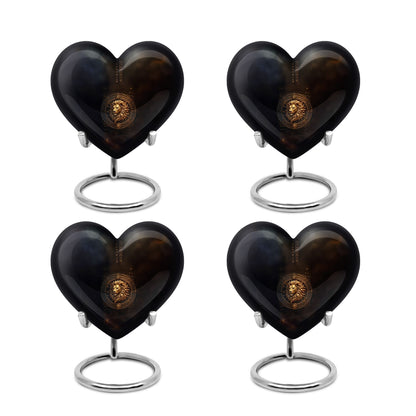 heart-shaped Zodiac urn