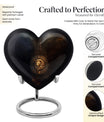 heart-shaped Zodiac urn