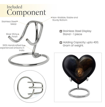 heart-shaped Zodiac urn