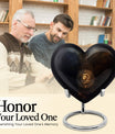 heart-shaped Zodiac urn