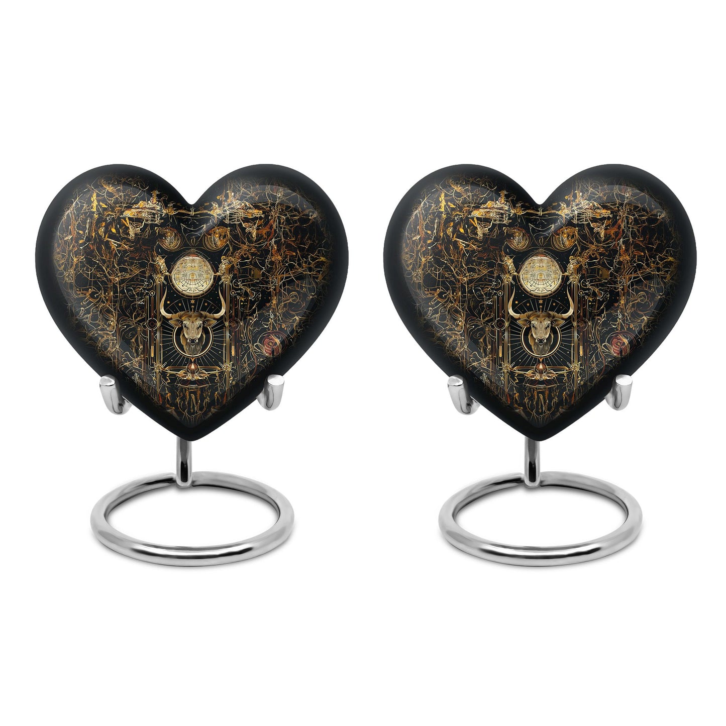 Personalized Zodiac Cremation Urn for Human Ashes - 10-inch, 200 cu in - Yatskia
