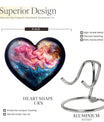 Vibrant Swirl Heart Urn