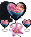 Abstract Urns For Adult Male And Female - Pink Abstract Urn For Cremation