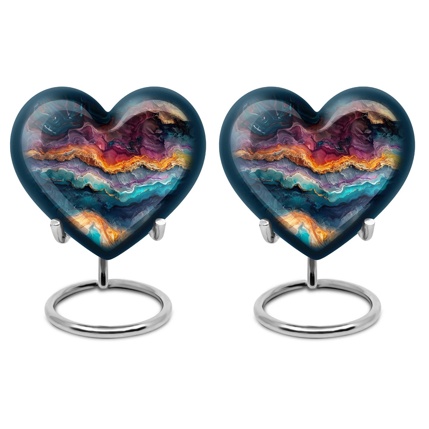 Personalized Marble Memorial Urn for Adult - 10-inch, 200 cu in - Yatskia