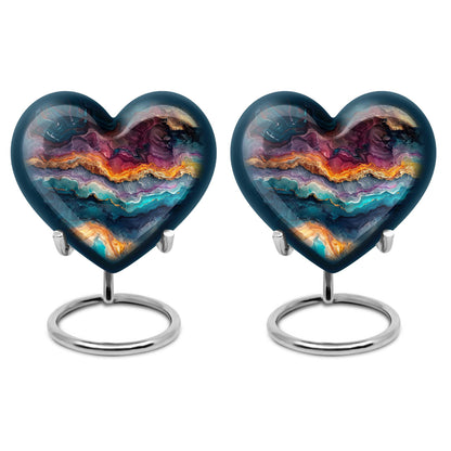 Personalized Marble Memorial Urn for Adult - 10-inch, 200 cu in - Yatskia