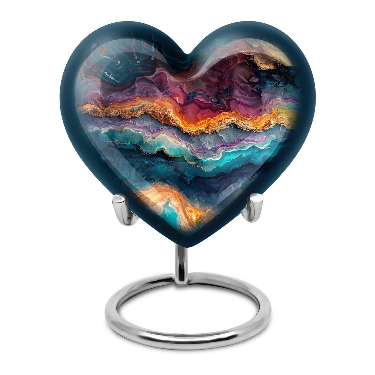 Vibrant Swirl Urn for adult male