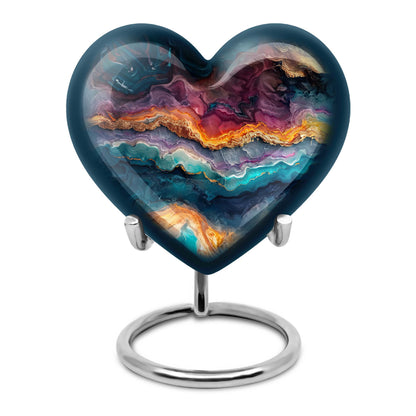 Vibrant Swirl Urn for adult male