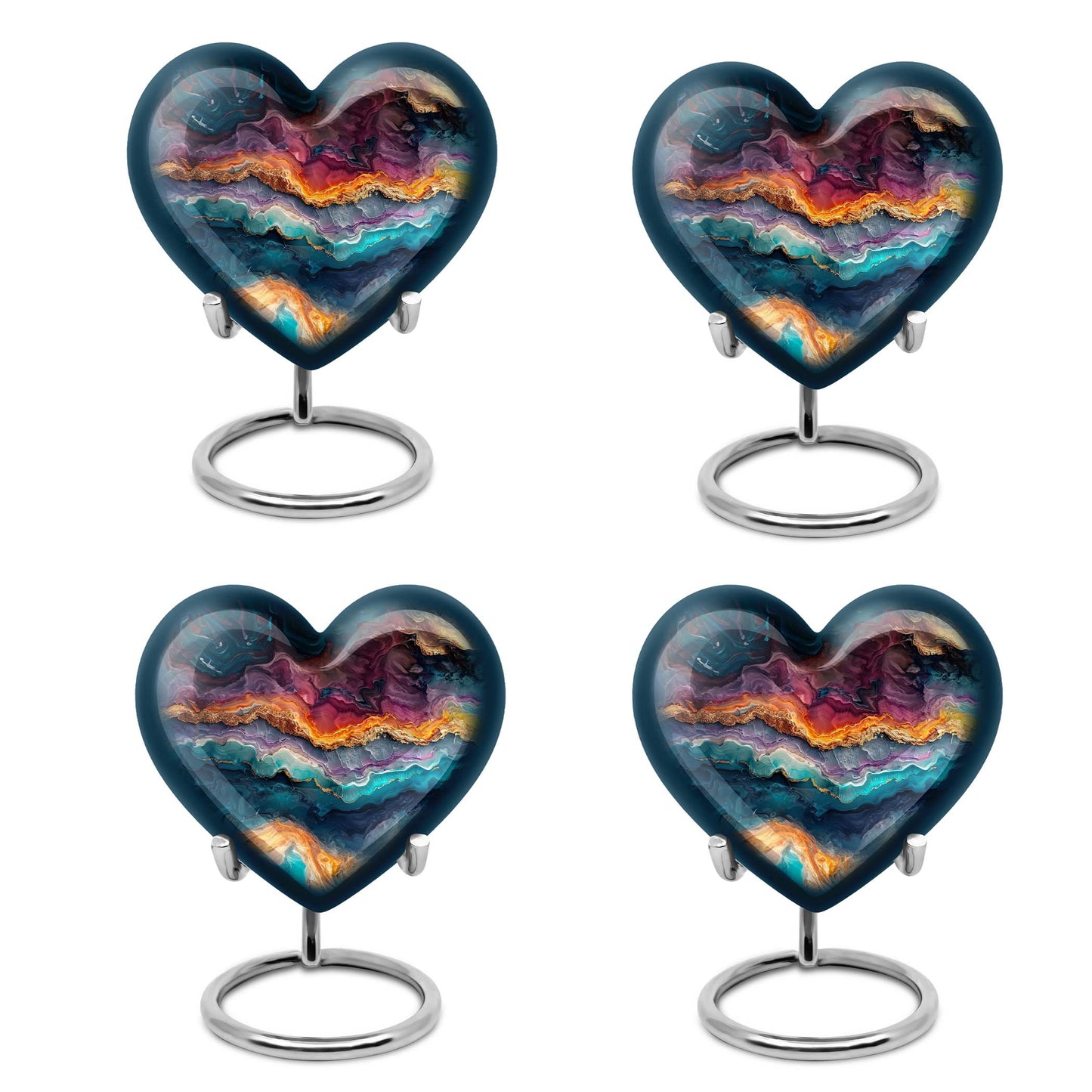 Vibrant Swirl Urn for adult male
