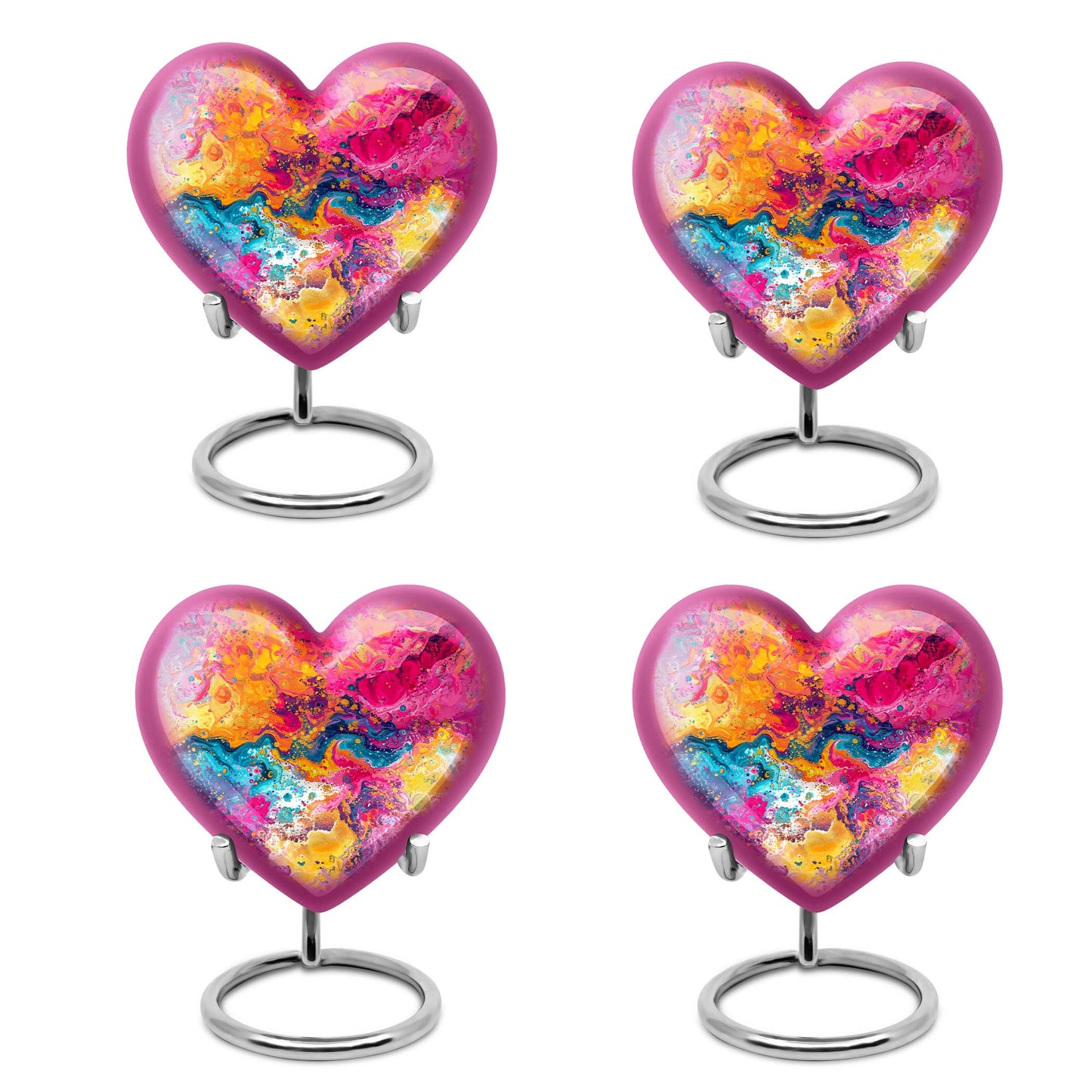 Colorful Personalized Marble Keepsake Urn for Human Ashes - 10-inch, 200 cu in - Yatskia
