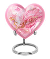Vibrant Swirl Heart Urn for ashes