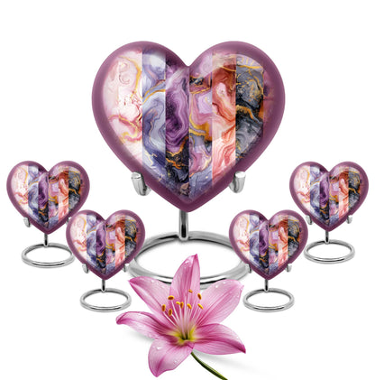 Vibrant Swirl Funeral Urn