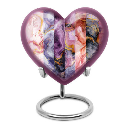 Vibrant Swirl Funeral Urn