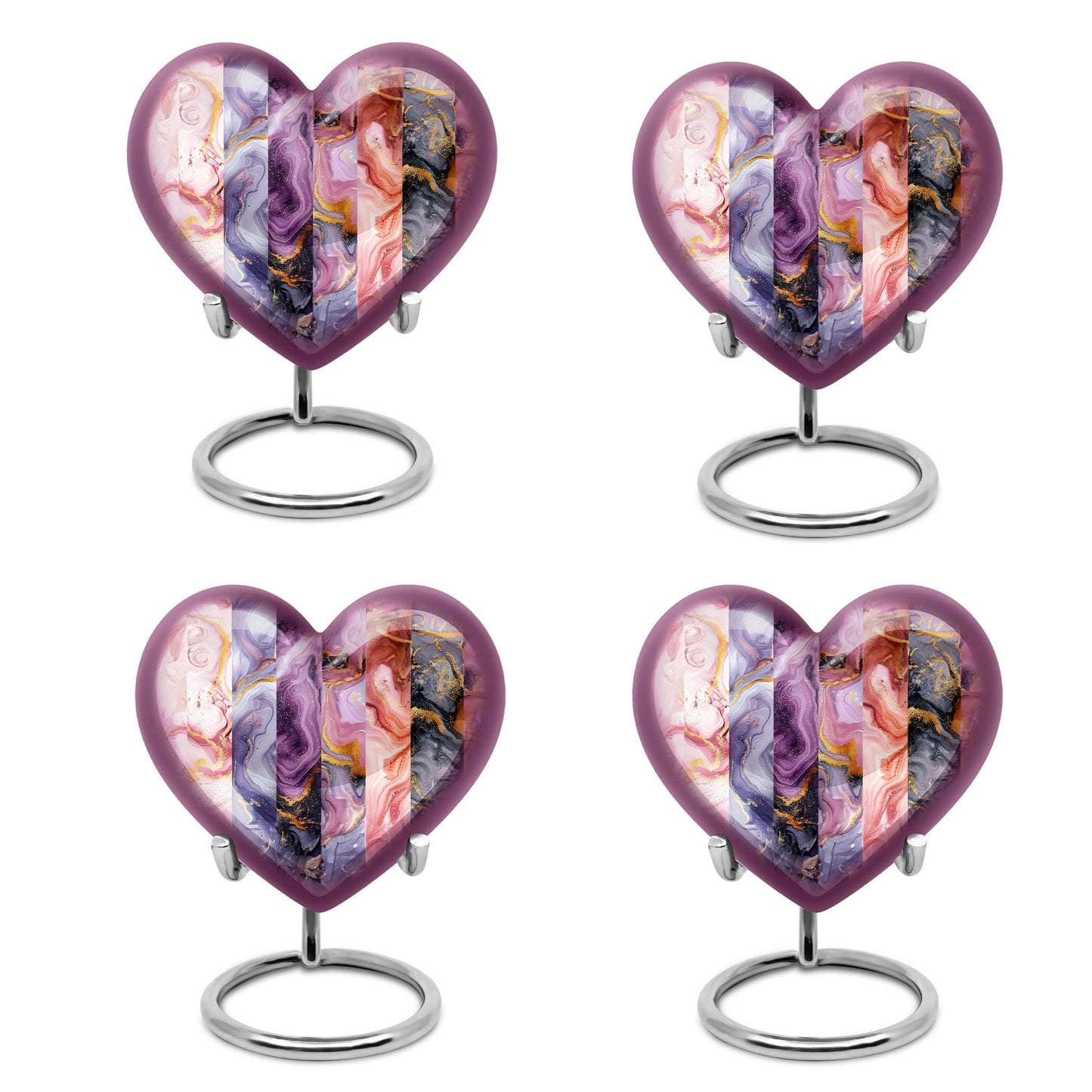Vibrant Swirl Funeral Urn