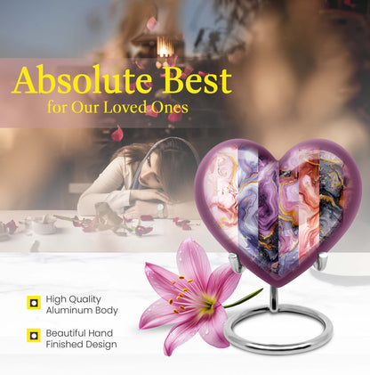 Vibrant Swirl Funeral Urn