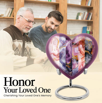 Vibrant Swirl Funeral Urn