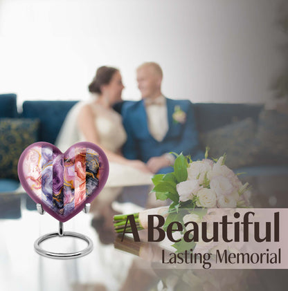Vibrant Swirl Funeral Urn