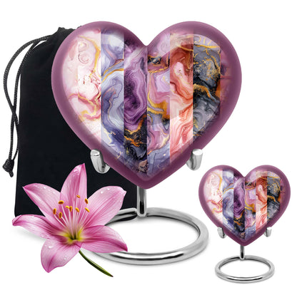Vibrant Swirl Funeral Urn