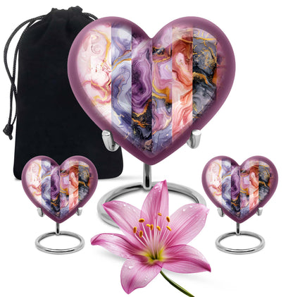 Vibrant Swirl Funeral Urn