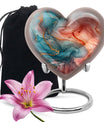 Vibrant Swirl Urn for adult women