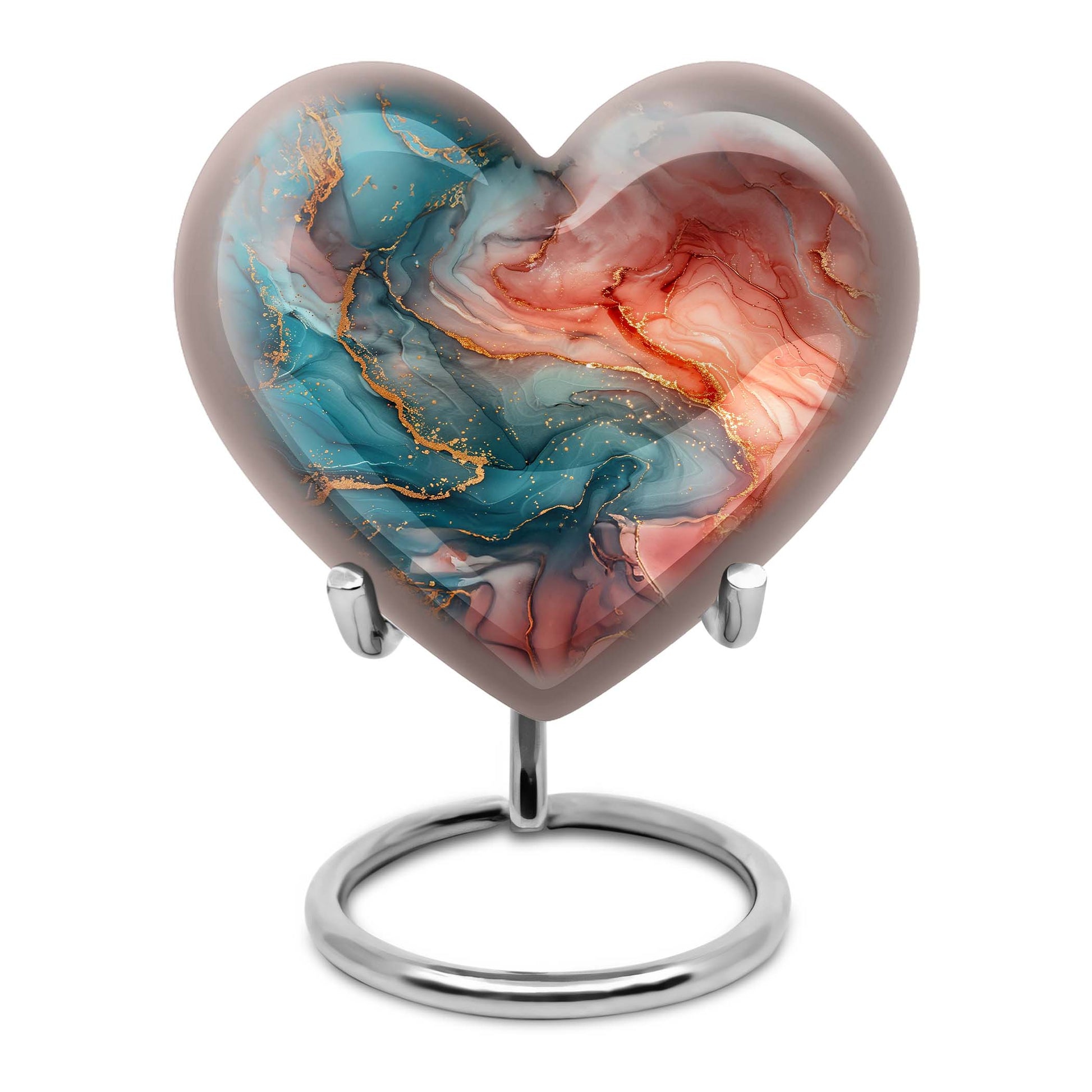 Vibrant Swirl Urn for adult women