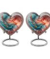 Vibrant Swirl Urn for adult women