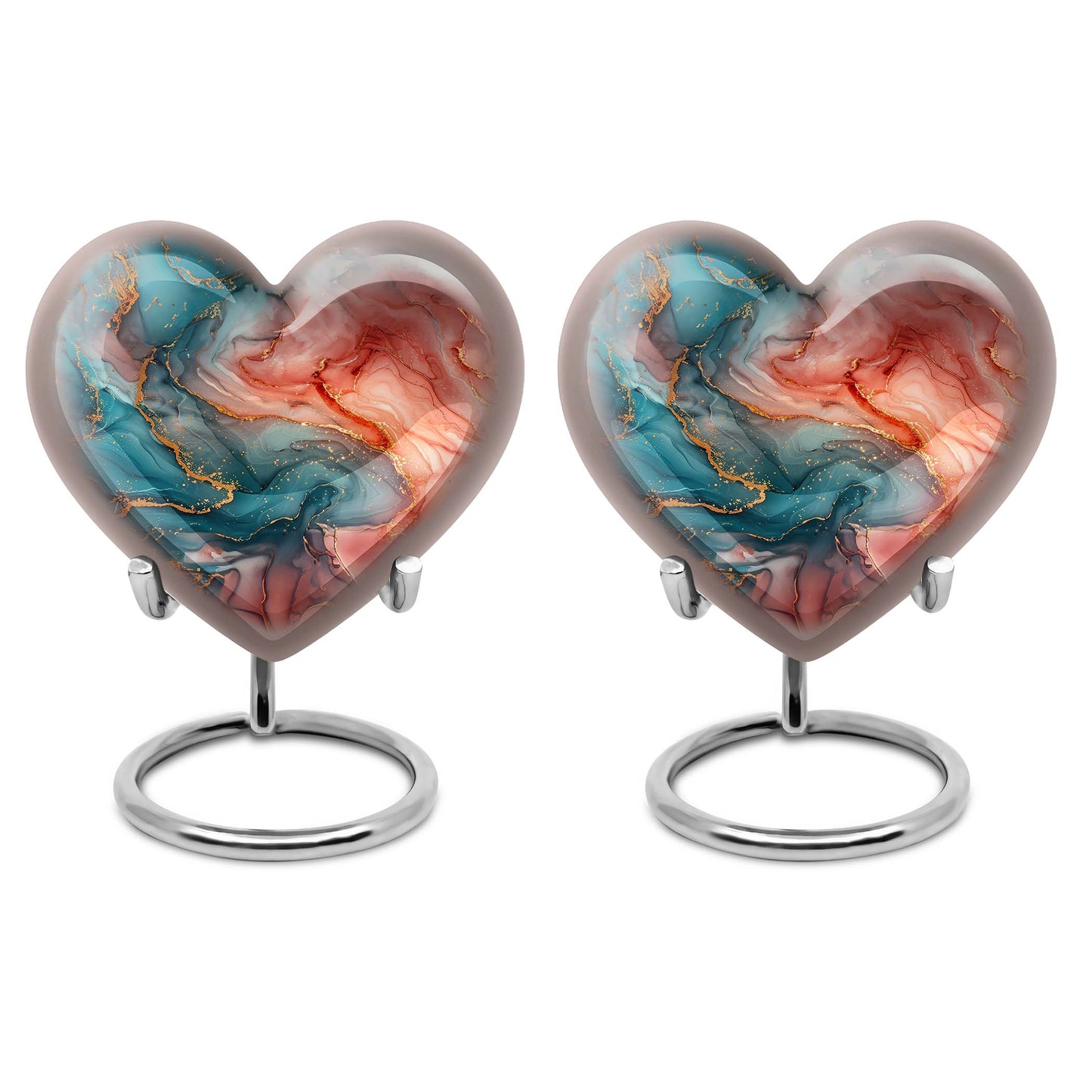 Vibrant Swirl Urn for adult women