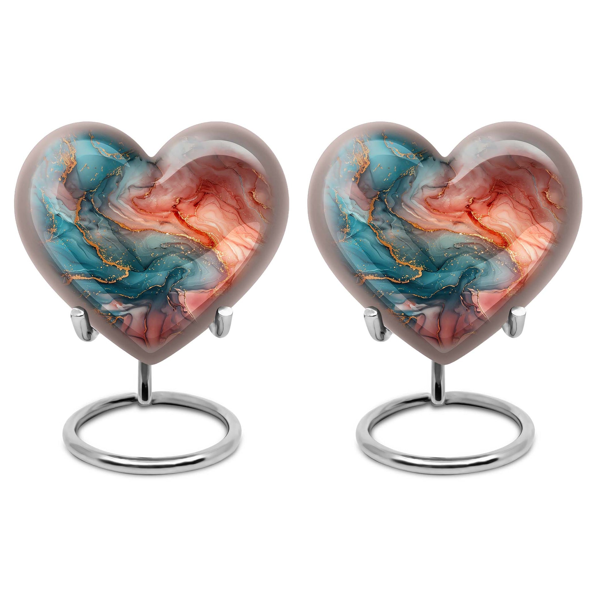Vibrant Swirl Urn for adult women
