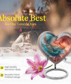 Vibrant Swirl Urn for adult women