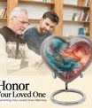 Vibrant Swirl Urn for adult women